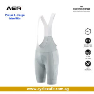Pressa 4 - Men Cargo Bibs NEW 2026 Colours (Glacier Grey)