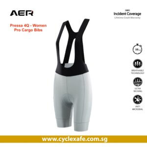 Pressa 4Q - Women Cargo Pro Bibs (Glacier Gray)