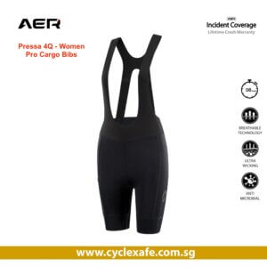 Pressa 4Q - Women Cargo Pro Bibs (Black)