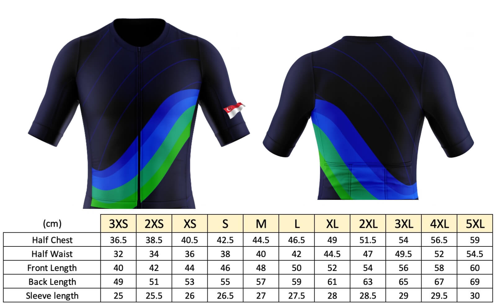 SCB Cycling Singapore Jersey ONLY 2026 - AER Pro Series 5 - Image 3